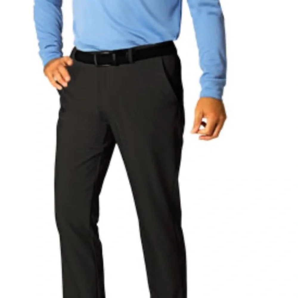 Greg Norman Men’s Jordan Black Golf Performance Pant Men’s 38x29 - Picture 3 of 8